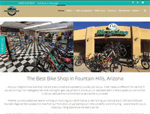 Tablet Screenshot of fountainhillsbikes.com